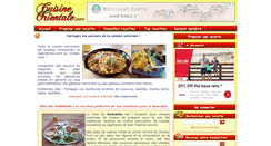 Desktop Screenshot of cuisine-orientale.com